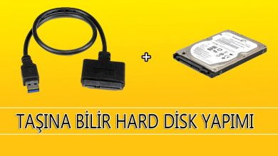 Harddisk'i Taşınabilir Disk Yapmak – ram türünü öğrenme