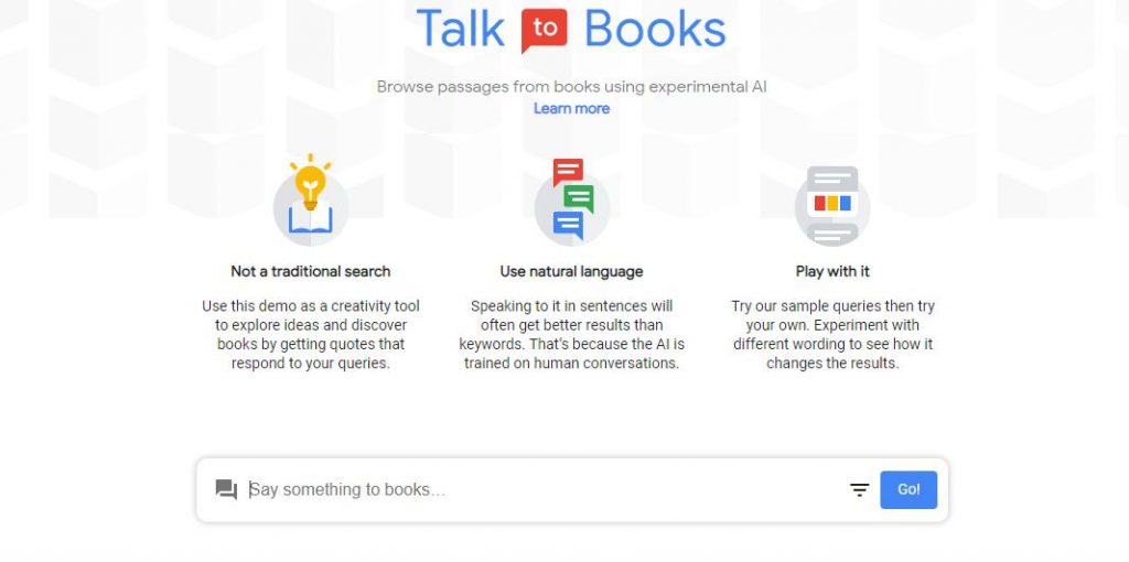 Google Talk To Books Nedir? – talk to books