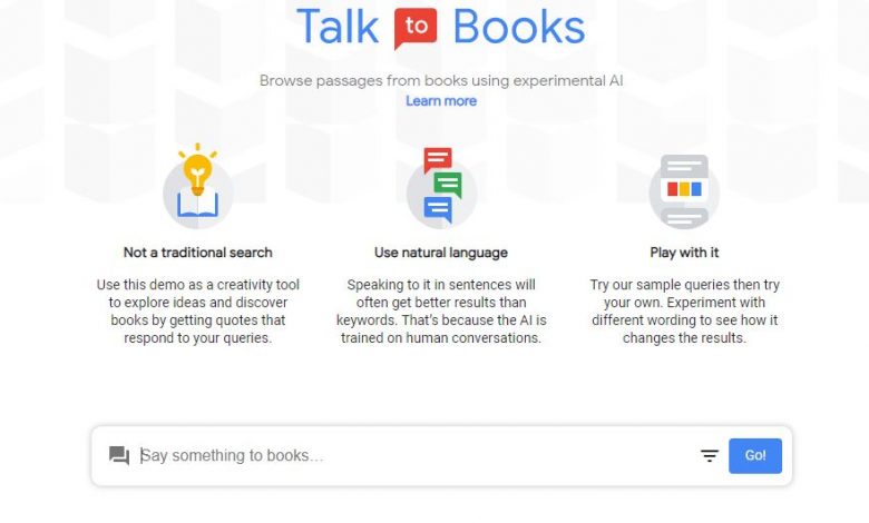 Google Talk To Books Nedir? – talk to books