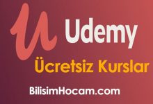 Udemy Ücretsiz Kurslar 1 –