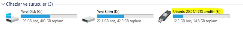 usb flash bellek dosyaların görünmeme sorunu