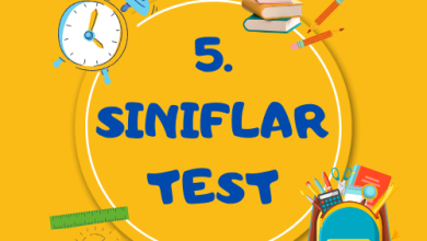 5. Sınıflar İç Donanım Dış Donanım Birimleri Testi – iç donanım dış donanım