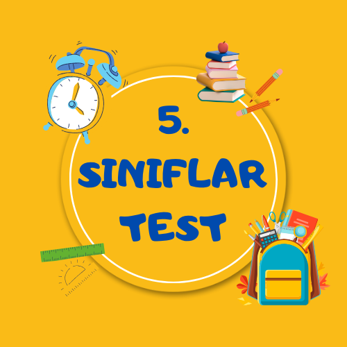 5. Sınıflar İç Donanım Dış Donanım Birimleri Testi – giriş çıkış birimleri test