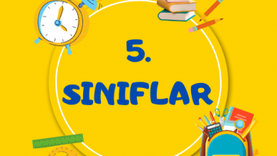 5. sınıflar